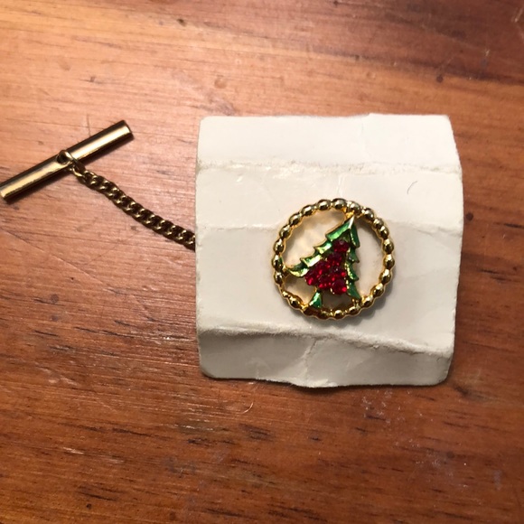 Christmas Tree Tie Tac - Picture 4 of 4
